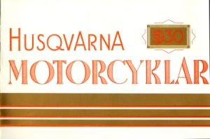 Husqvarna Motorrad Prospekt 24 Seiten  1930  hus-p30
